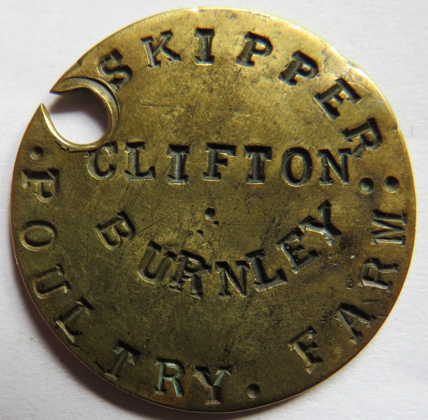Skipper Poultry Farm Clifton Burnley Pay / Time Check Token