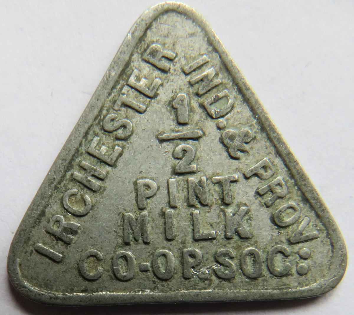 Irchester CO-OP Society 1/2 Pint Milk Token