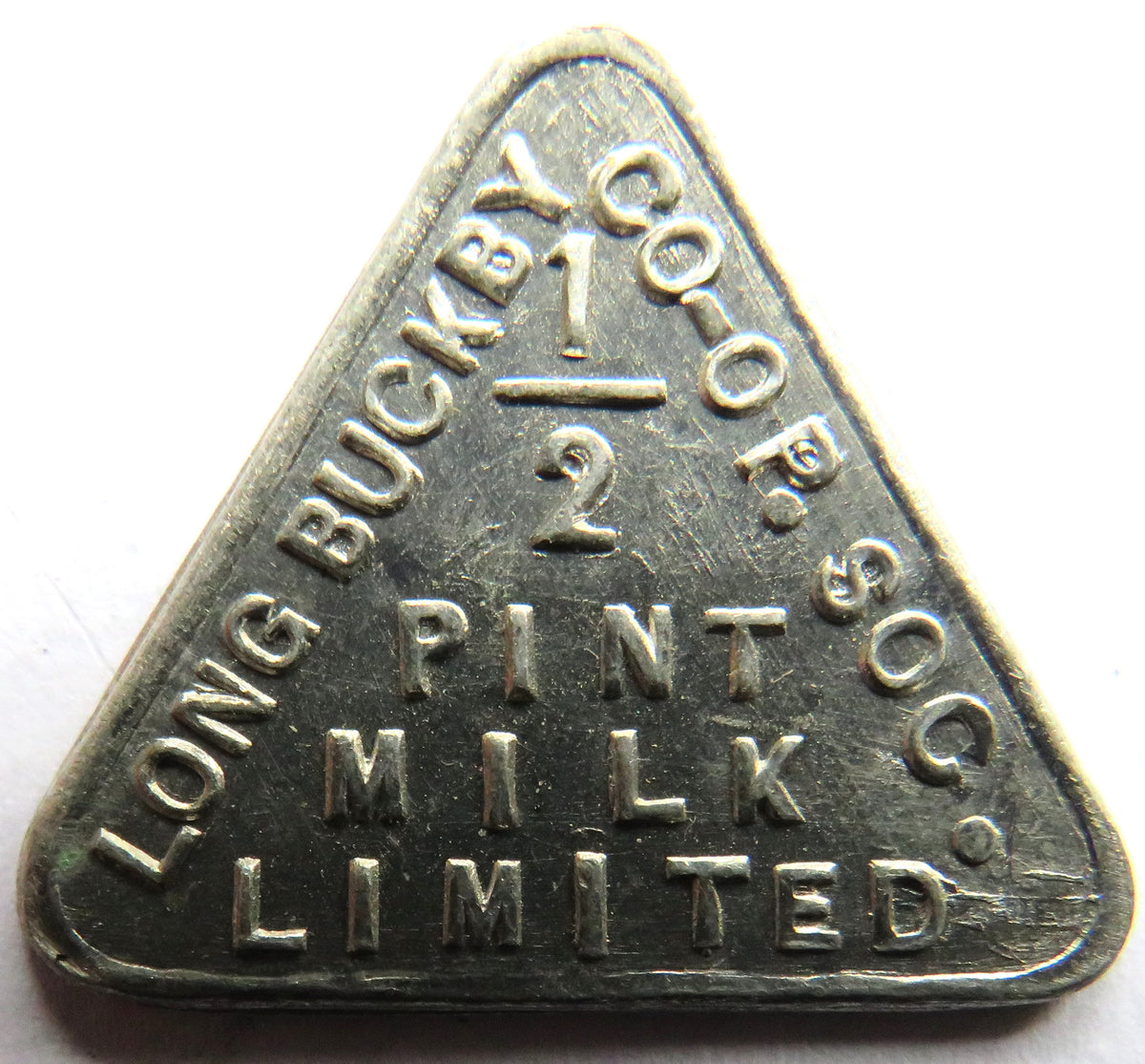 Long Buckby CO-OP Society 1/2 Pint Milk Token