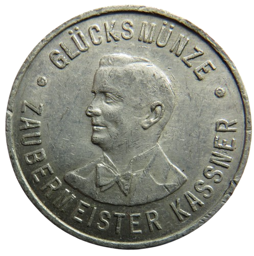 Glucksmunze Zaubermeister Kassner Vintage German Token