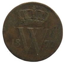 Load image into Gallery viewer, 1877 Netherlands One Cent Coin
