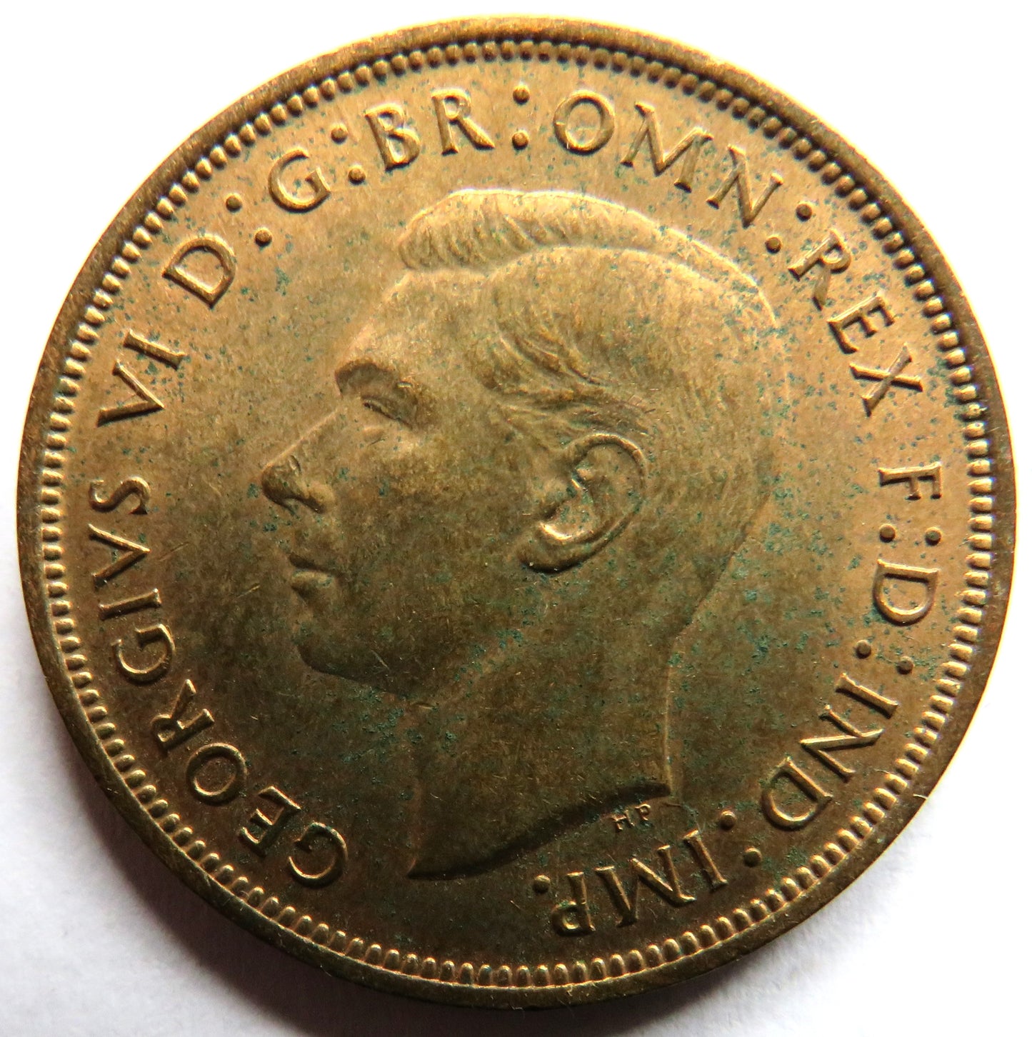 1938 King George VI One Penny Coin In High Grade - Great Britain