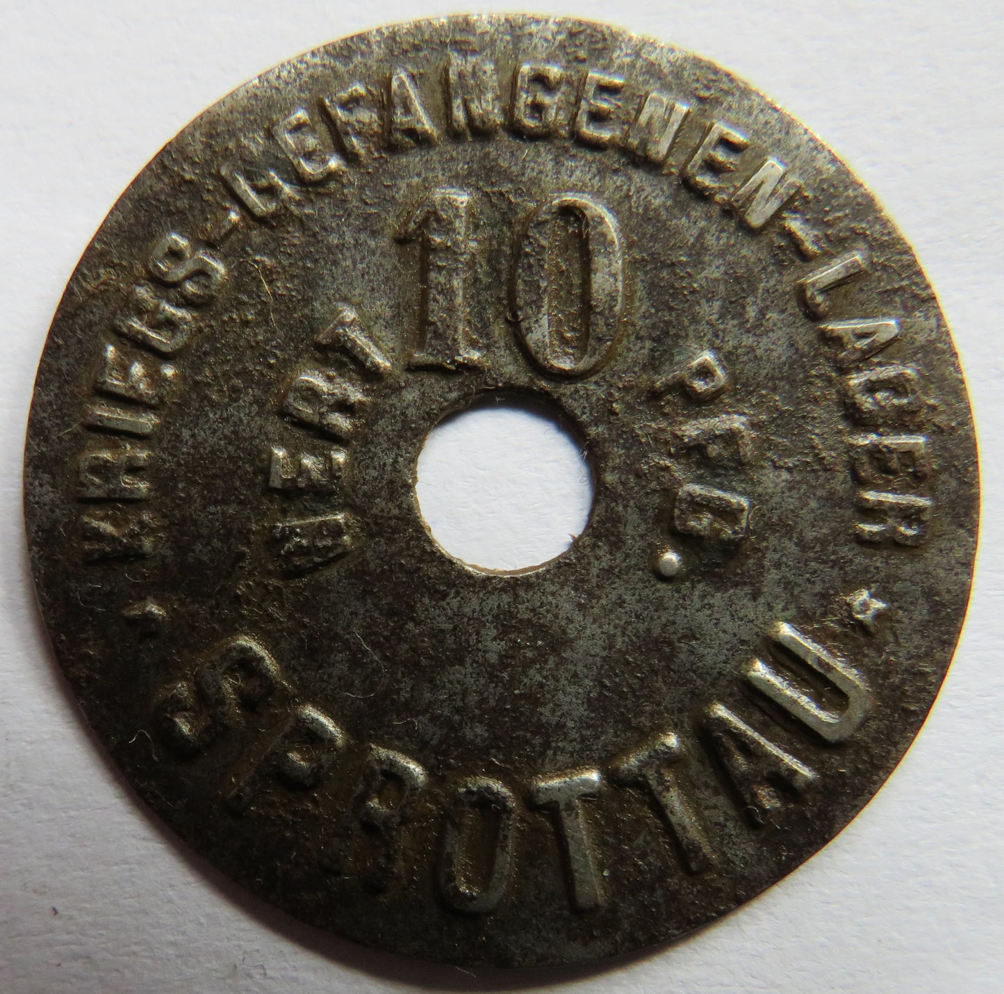 Sprottau Kriegs-Gefangenen-Lager 10 Pfennig German Token