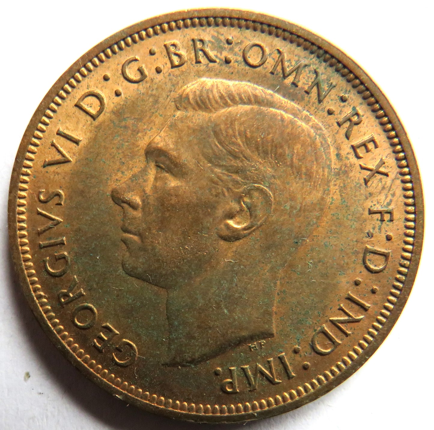 1939 King George VI One Penny Coin In High Grade - Great Britain