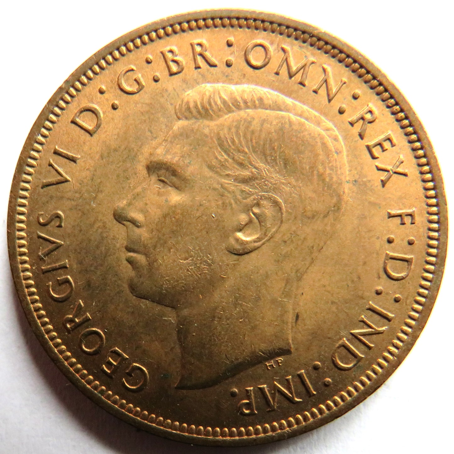 1939 King George VI One Penny Coin In High Grade - Great Britain