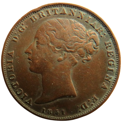 1851 States of Jersey 1/26th of a Shilling Coin