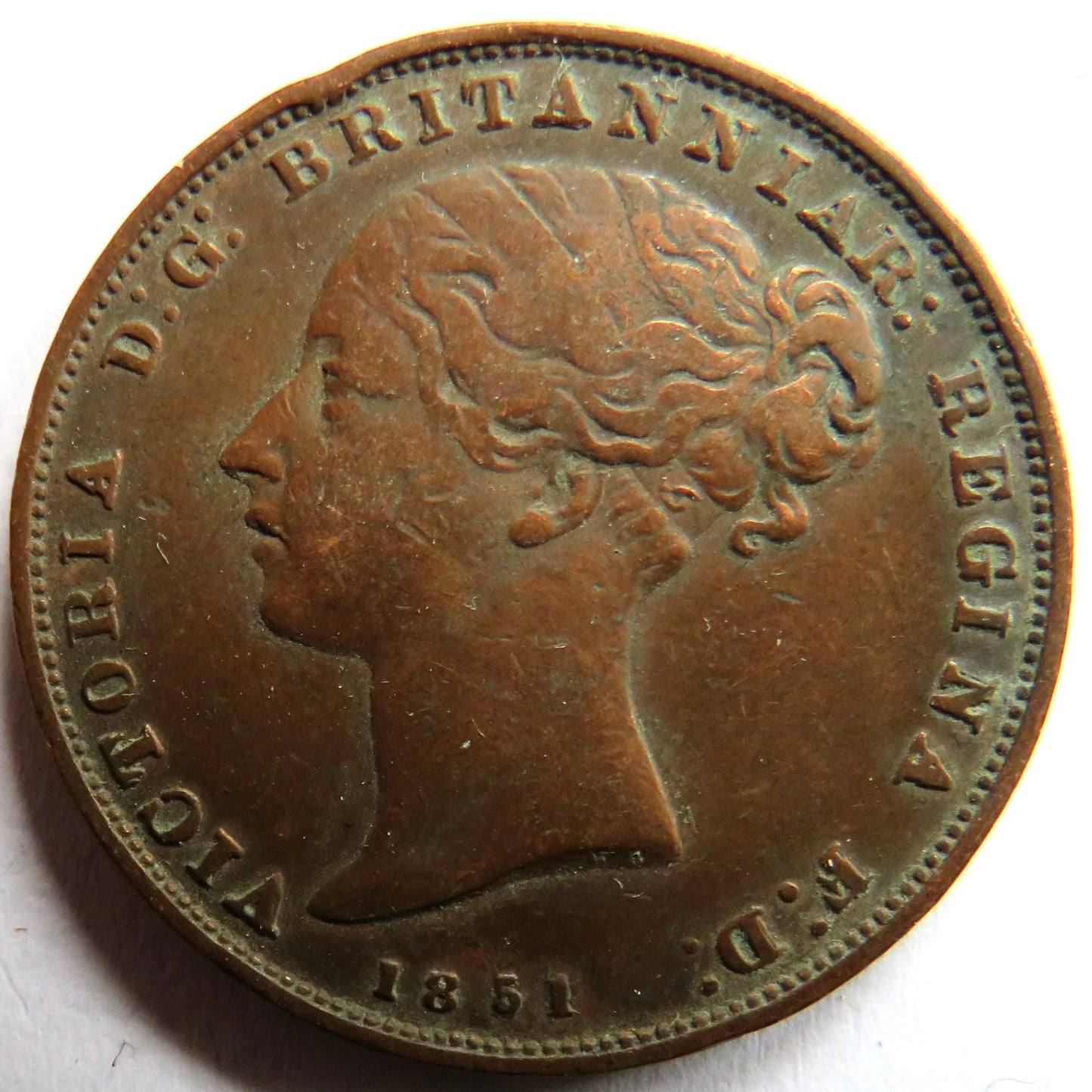 1851 States of Jersey 1/26th of a Shilling Coin