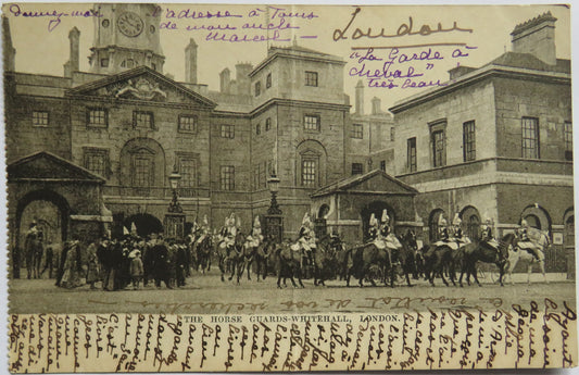 Vintage Postcard of The Horse Guards Whitehall, London