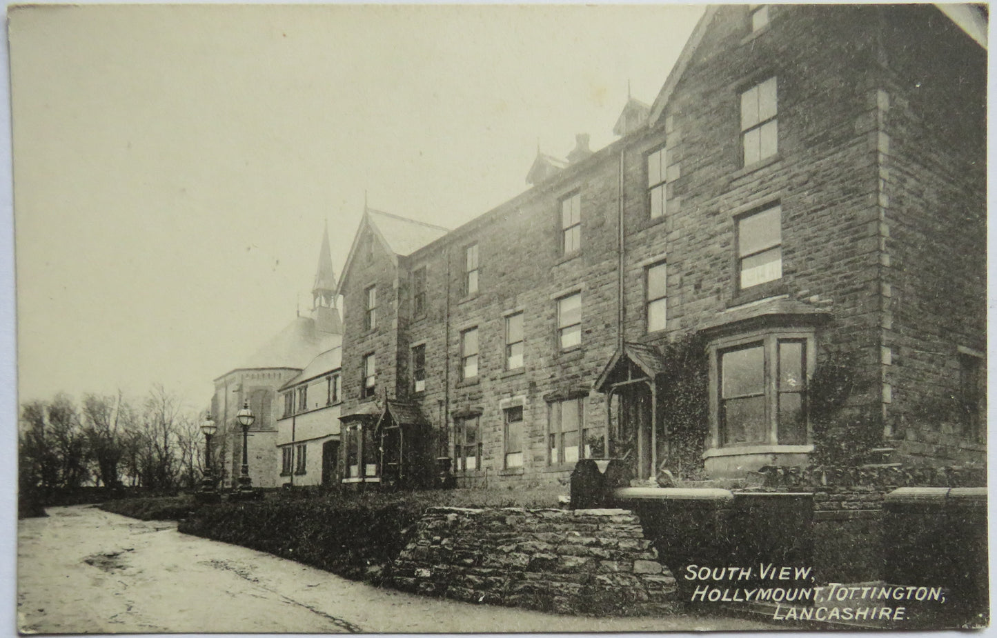 Vintage Postcard of South View. Hollymount Tottington, Lancashire