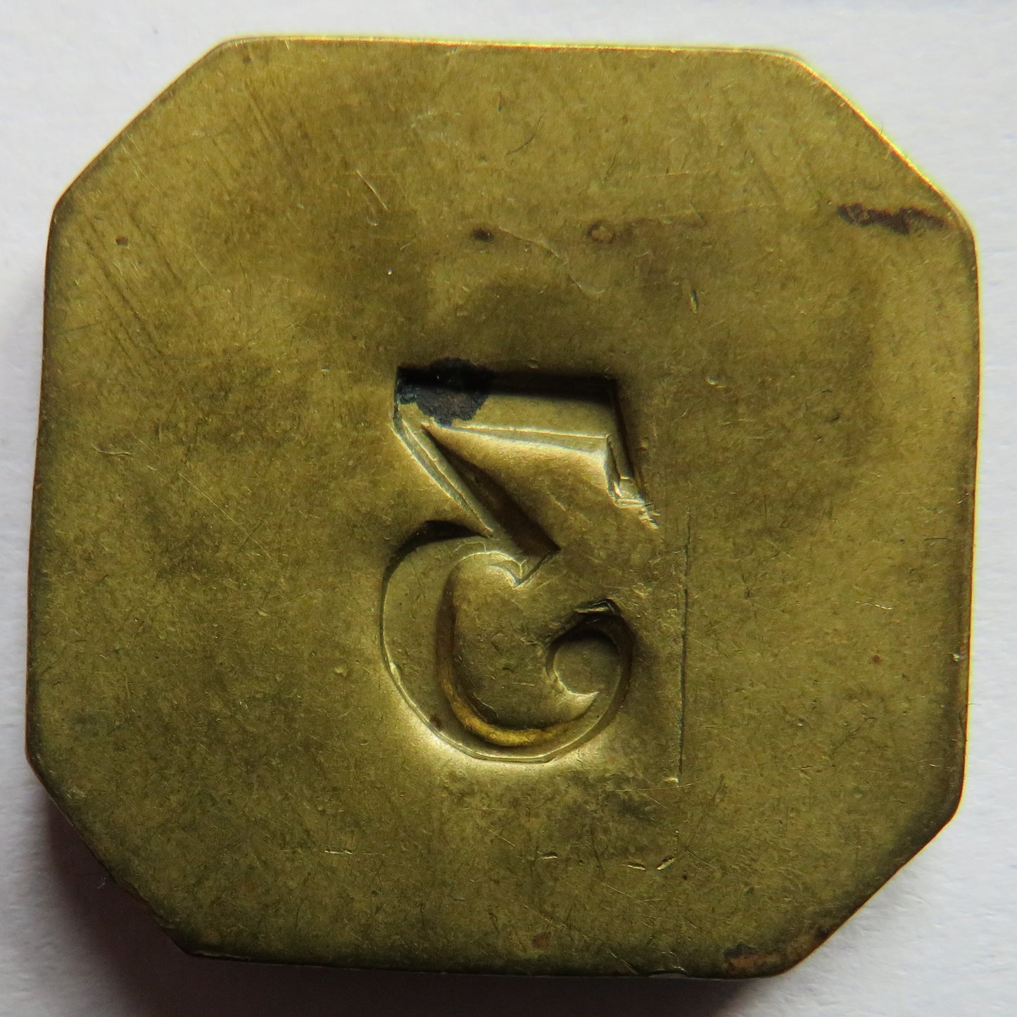 Edwards One (Counter Stamped 3) Shilling Token London