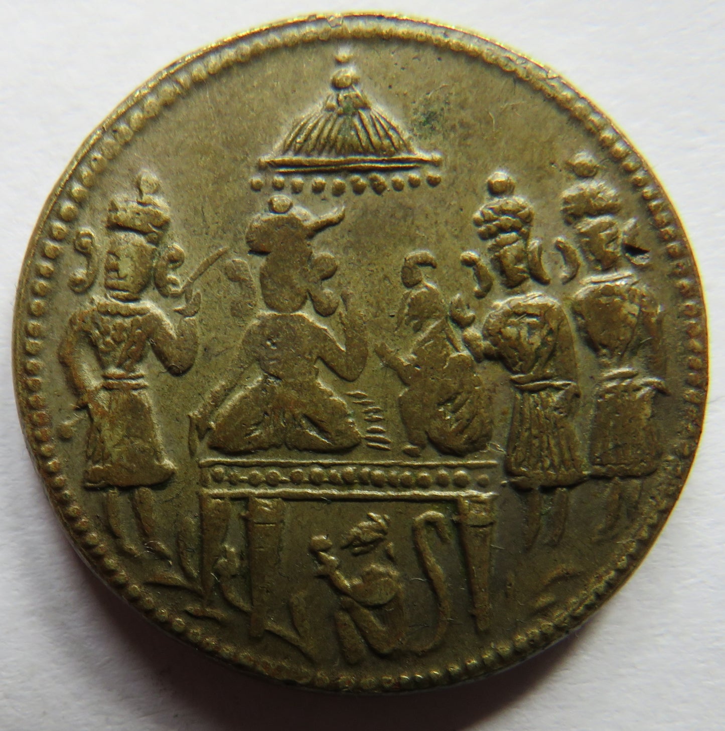 Vintage Indian Temple Token