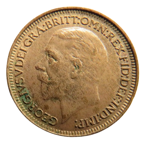 1930 King George V Farthing Coin In Higher Grade - Great Britain