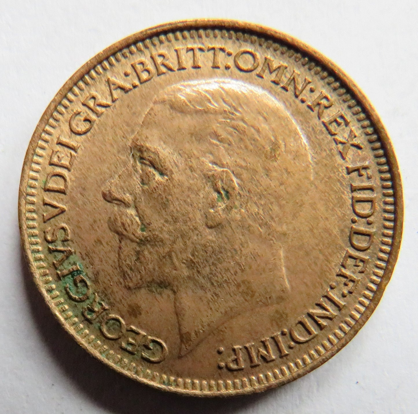 1930 King George V Farthing Coin In Higher Grade - Great Britain