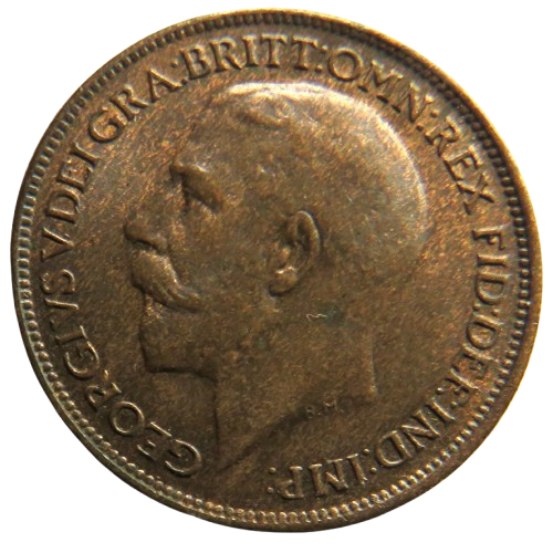 1923 King George V Farthing Coin In Higher Grade - Great Britain