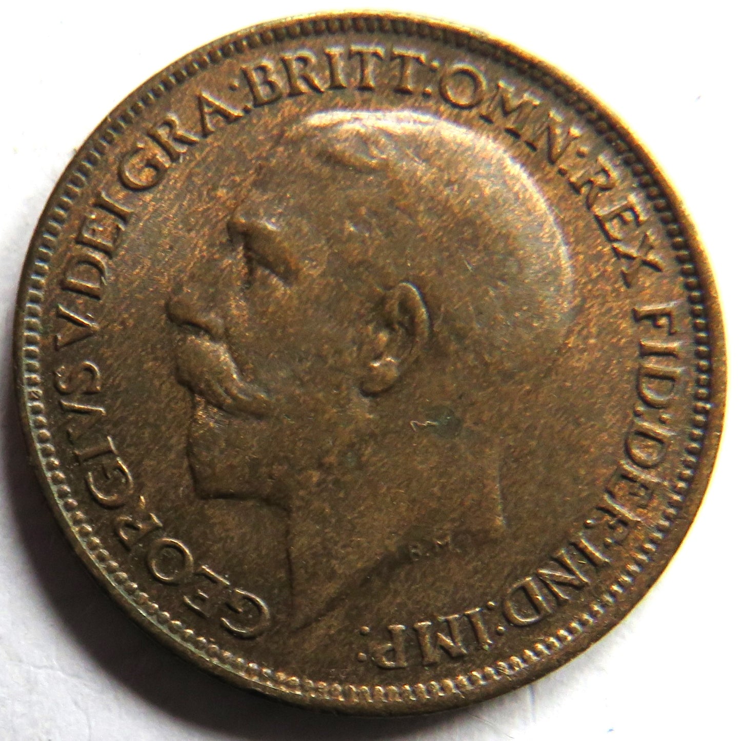1923 King George V Farthing Coin In Higher Grade - Great Britain