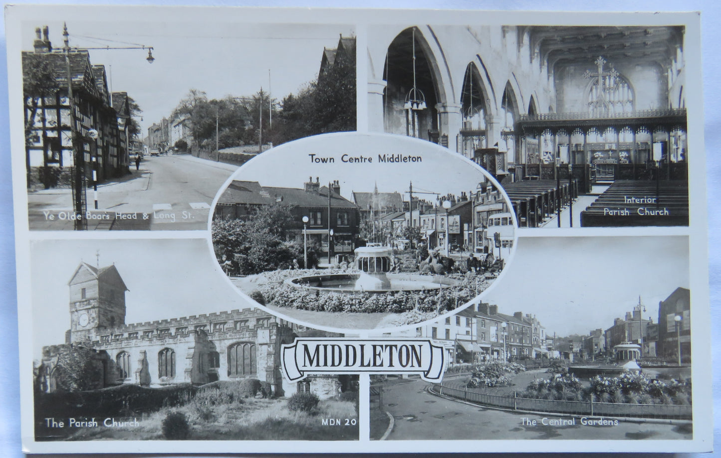 Vintage Multiview Postcard of Middleton