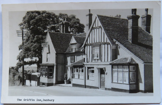Vintage Postcard of The Griffin Inn, Danbury