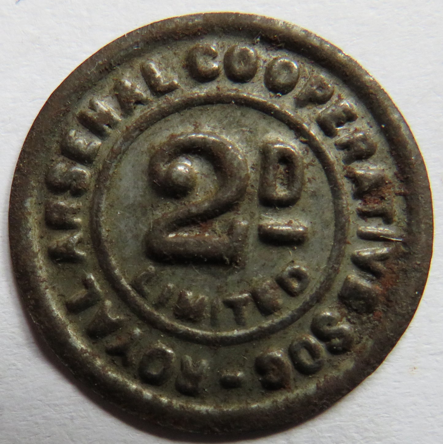 Royal Arsenal Cooperative Society 2d Token
