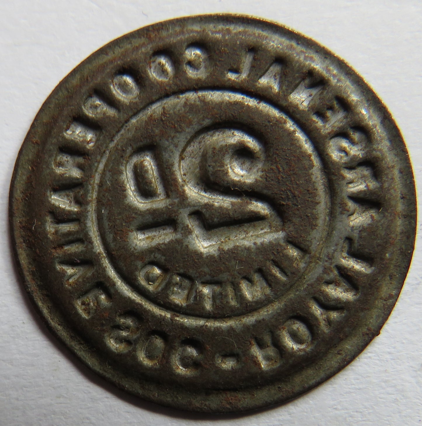 Royal Arsenal Cooperative Society 2d Token