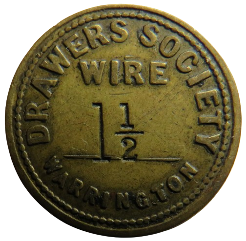 Drawers Society Warrington Wire 1 & 1/2 Token