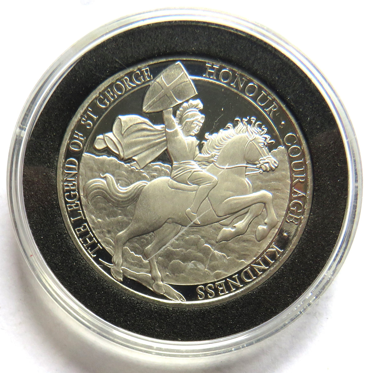 2018 Gibraltar Half Crown Commemorative Coin "The Legend of St George"