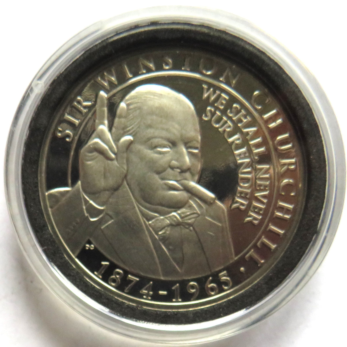 2015 Gibraltar Half Crown Commemorative Coin "Sir Winston Churchill" image 2