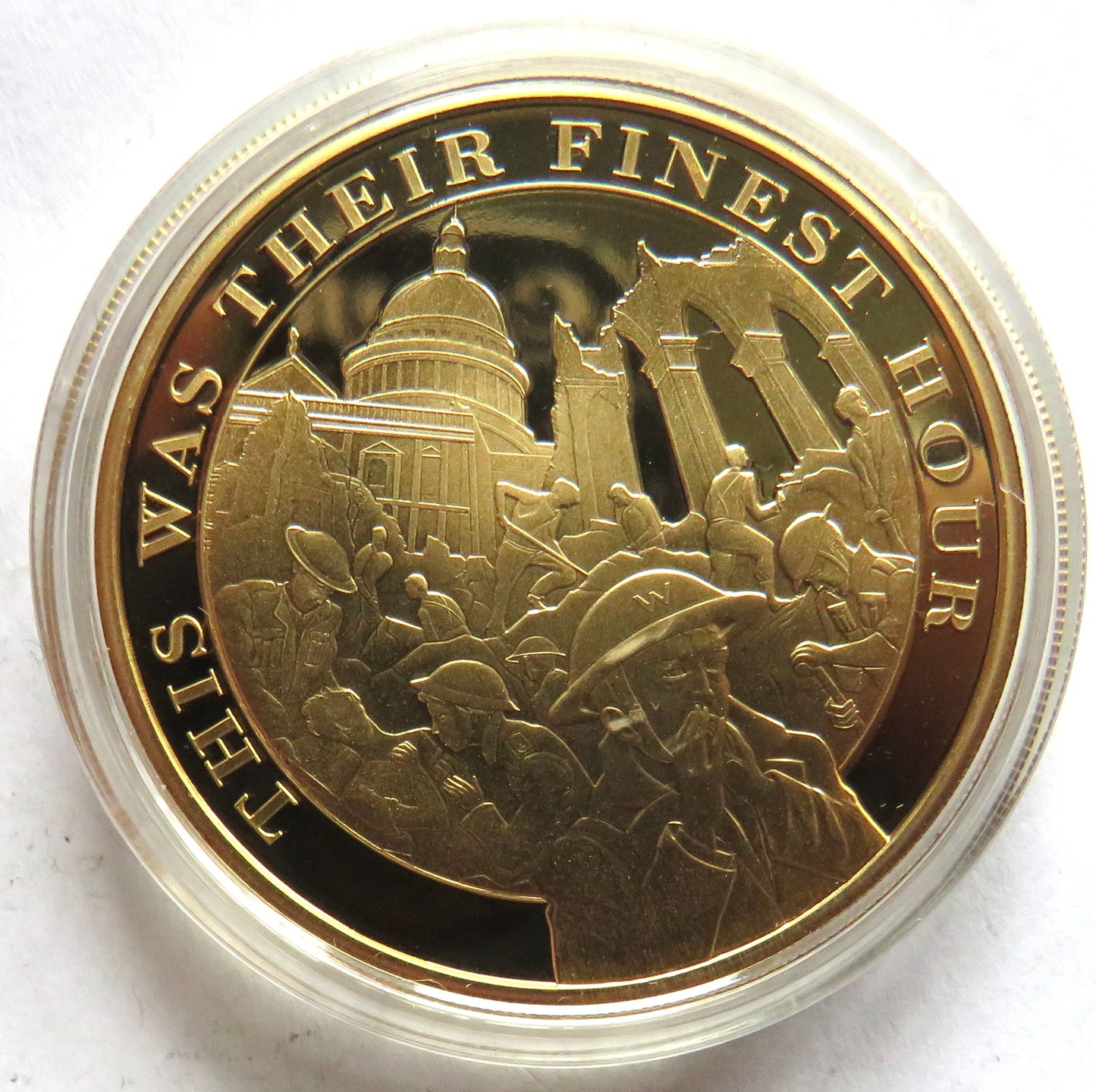 2020 Gibraltar One Crown Commemorative Coin "This Was Their Finest Hour"