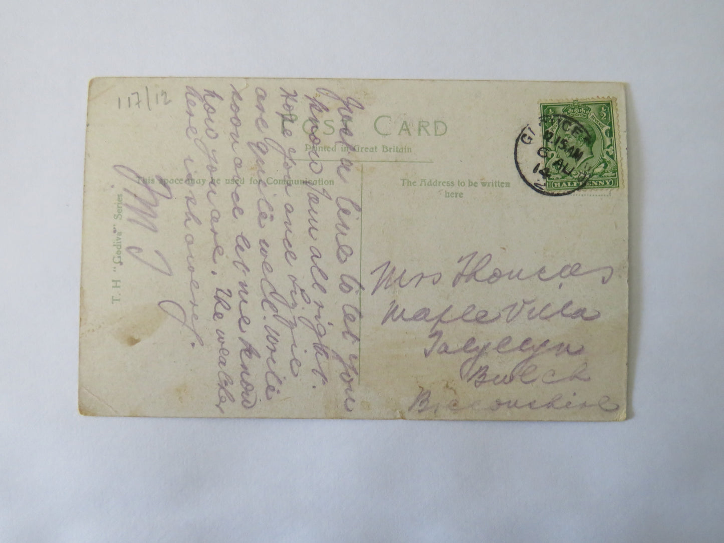 Vintage Postcard of Greyfriars Hospital, Coventry, 1914