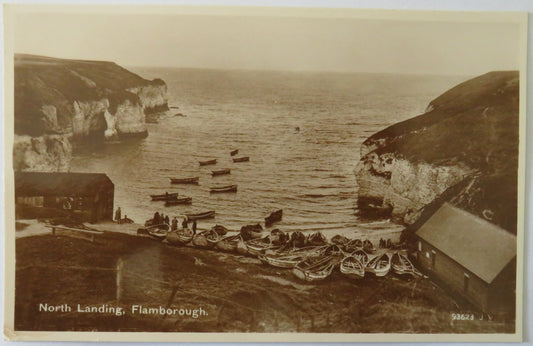 Vintage Postcard of North Landing, Flamborough