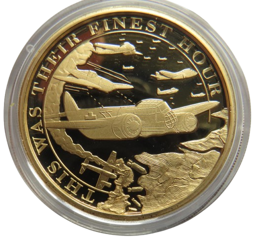 2020 Gibraltar One Crown Commemorative Coin "This Was Their Finest Hour"