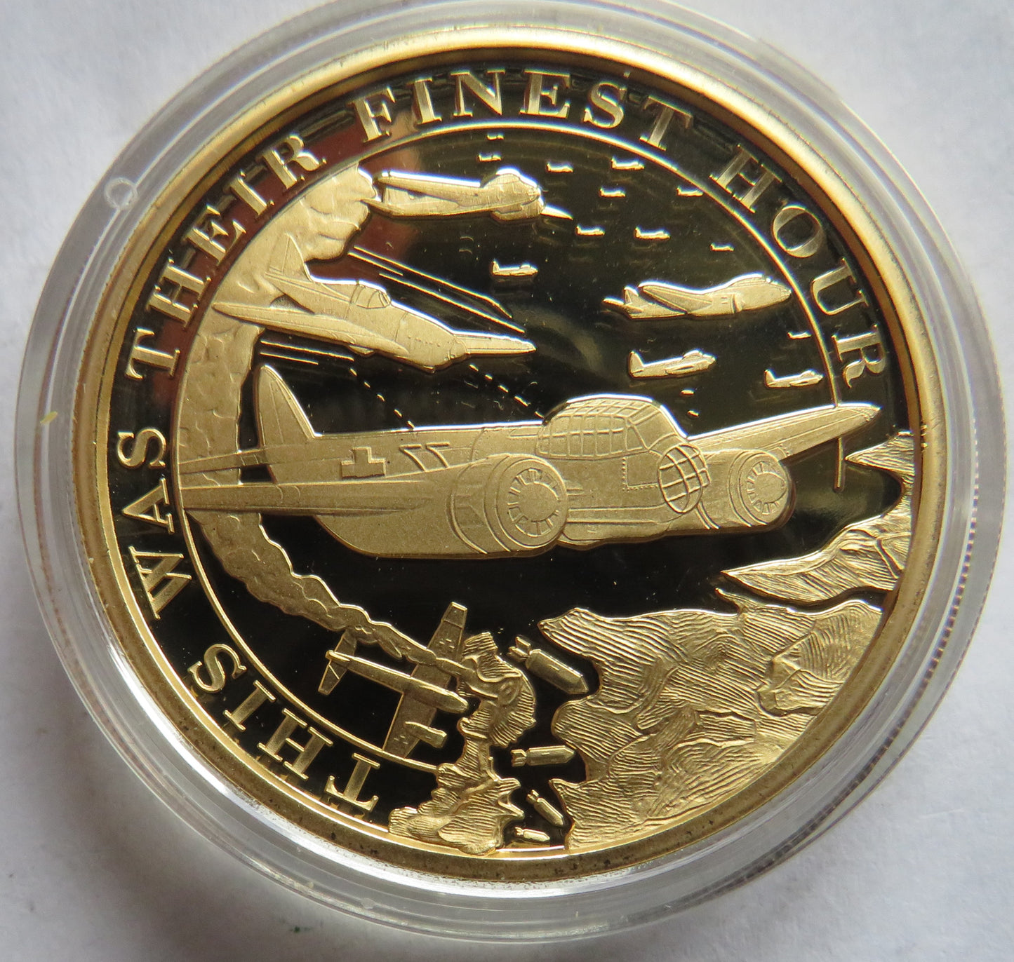 2020 Gibraltar One Crown Commemorative Coin "This Was Their Finest Hour"