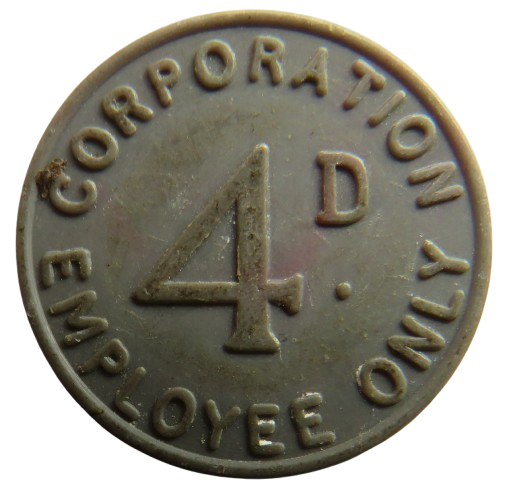 Barrow-In-Furness Corporation Transport 4d Token