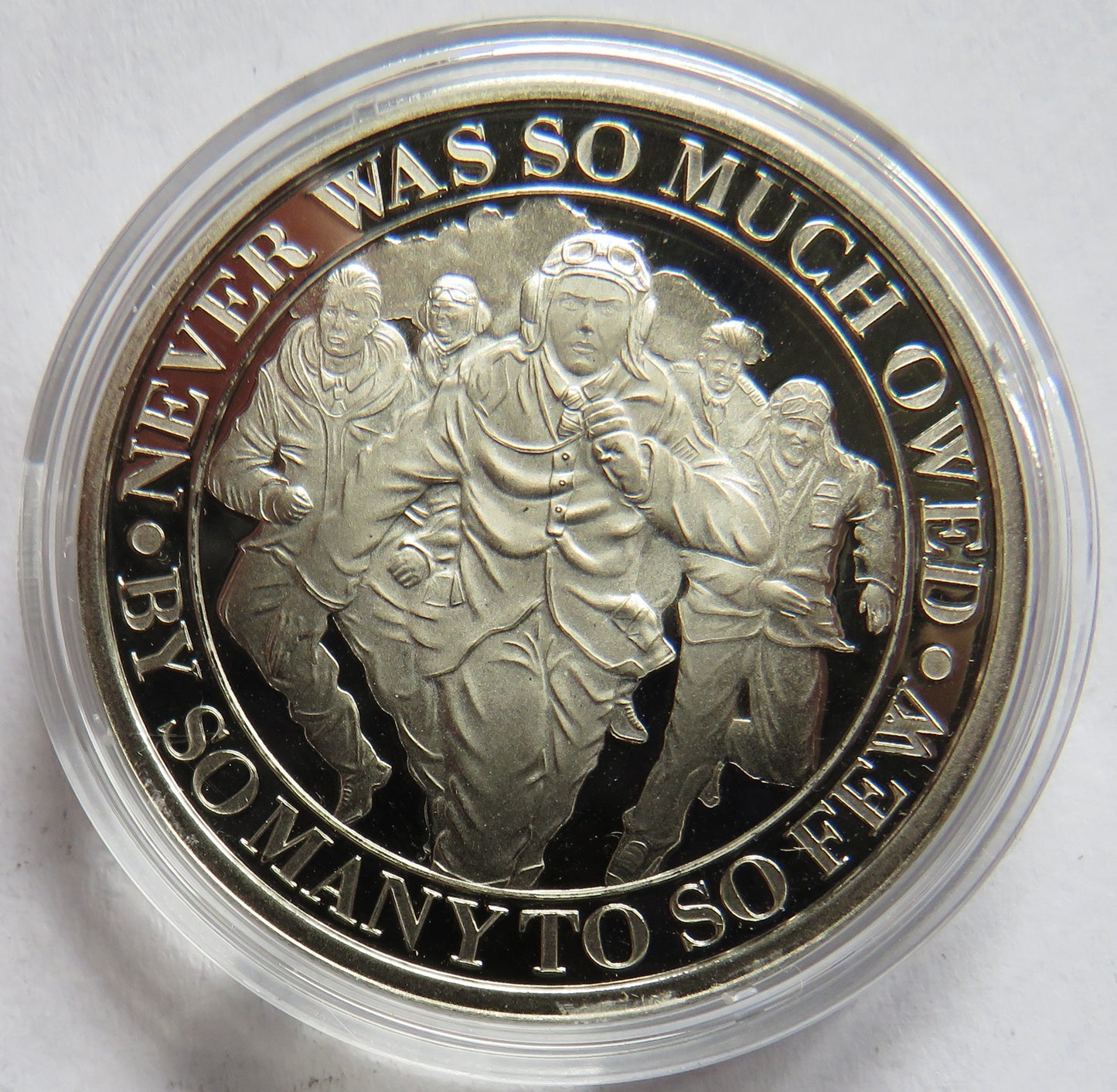 2020 Gibraltar Half Crown Commemorative Coin "Never Was So Much Owed By So Many To So Few"