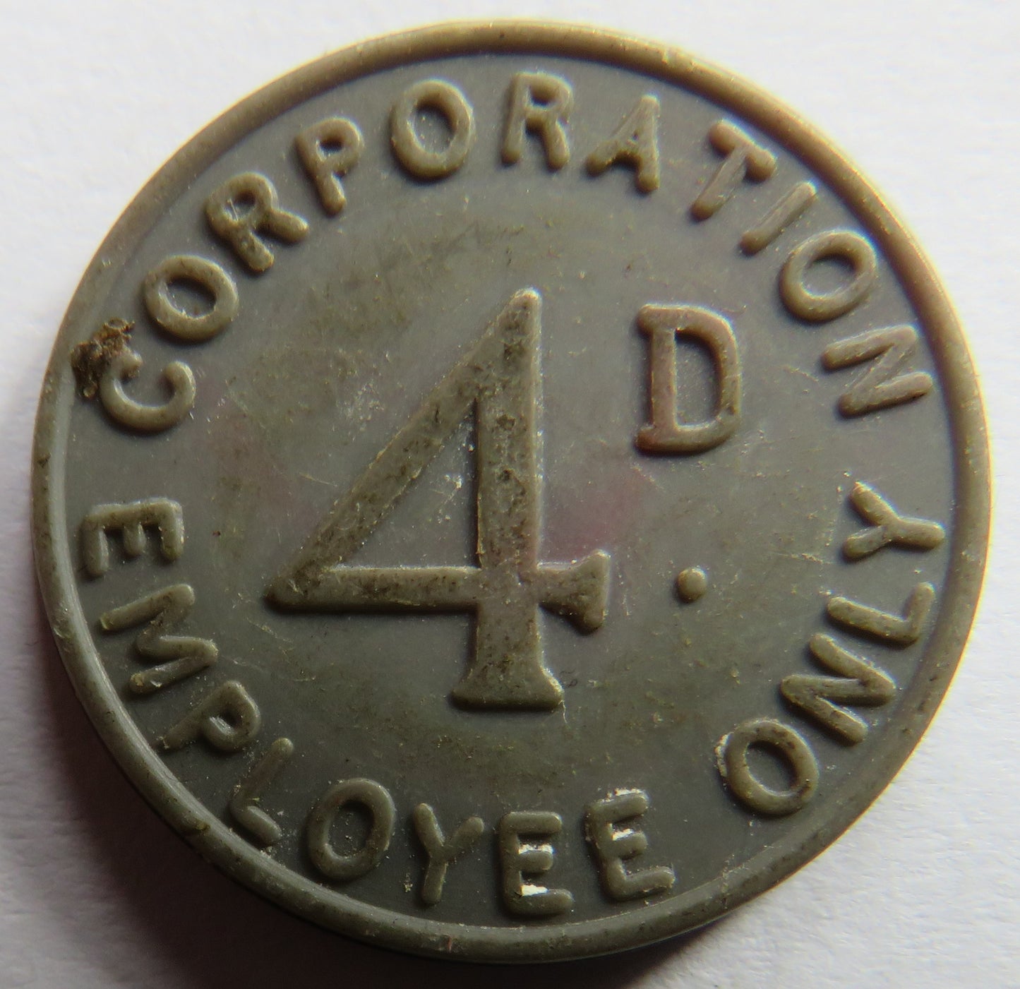 Barrow-In-Furness Corporation Transport 4d Token