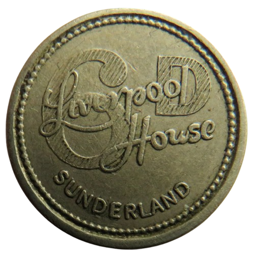 Liverpool House, Sunderland 6d Vintage Token