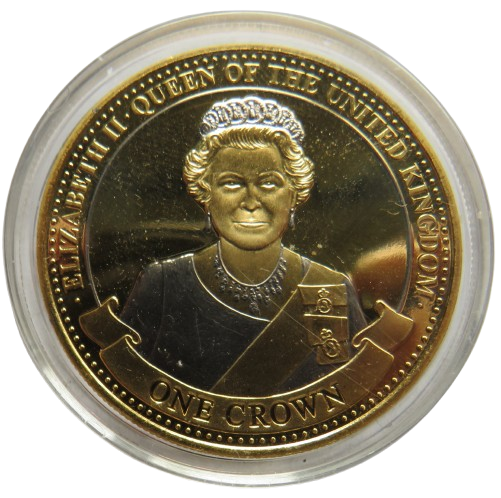 2017 Gibraltar One Crown Commemorative Coin Queen Elizabeth II