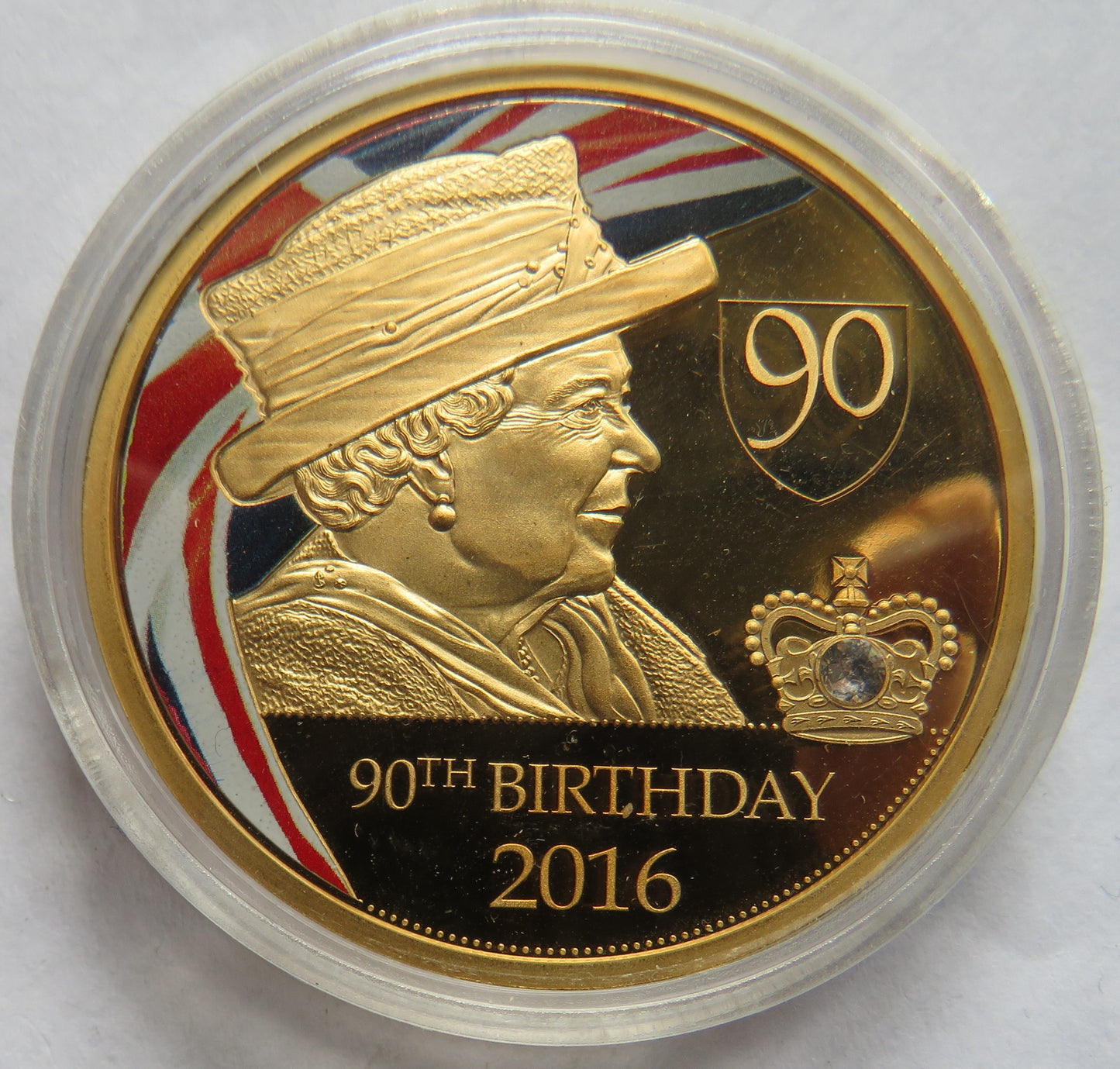 2016 90th Birthday of Queen Elizabeth Commemorative Coin
