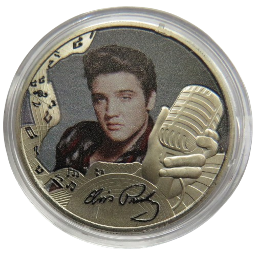2021 Gibraltar Half Crown Commemorative Coin Elvis Pressley