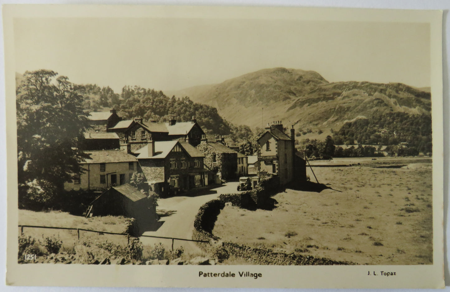 Vintage Postcard of Patterdale Village