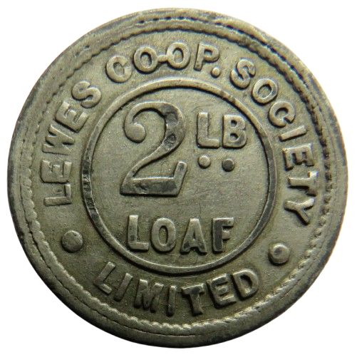 Lewes Cooperative Society 2lb Loaf Token