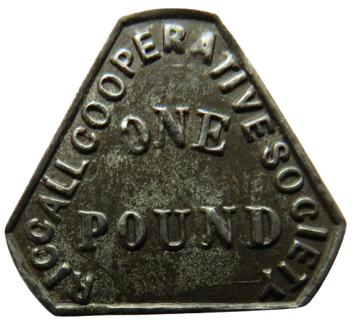 Ricall Cooperative Society £1 One Pound Token