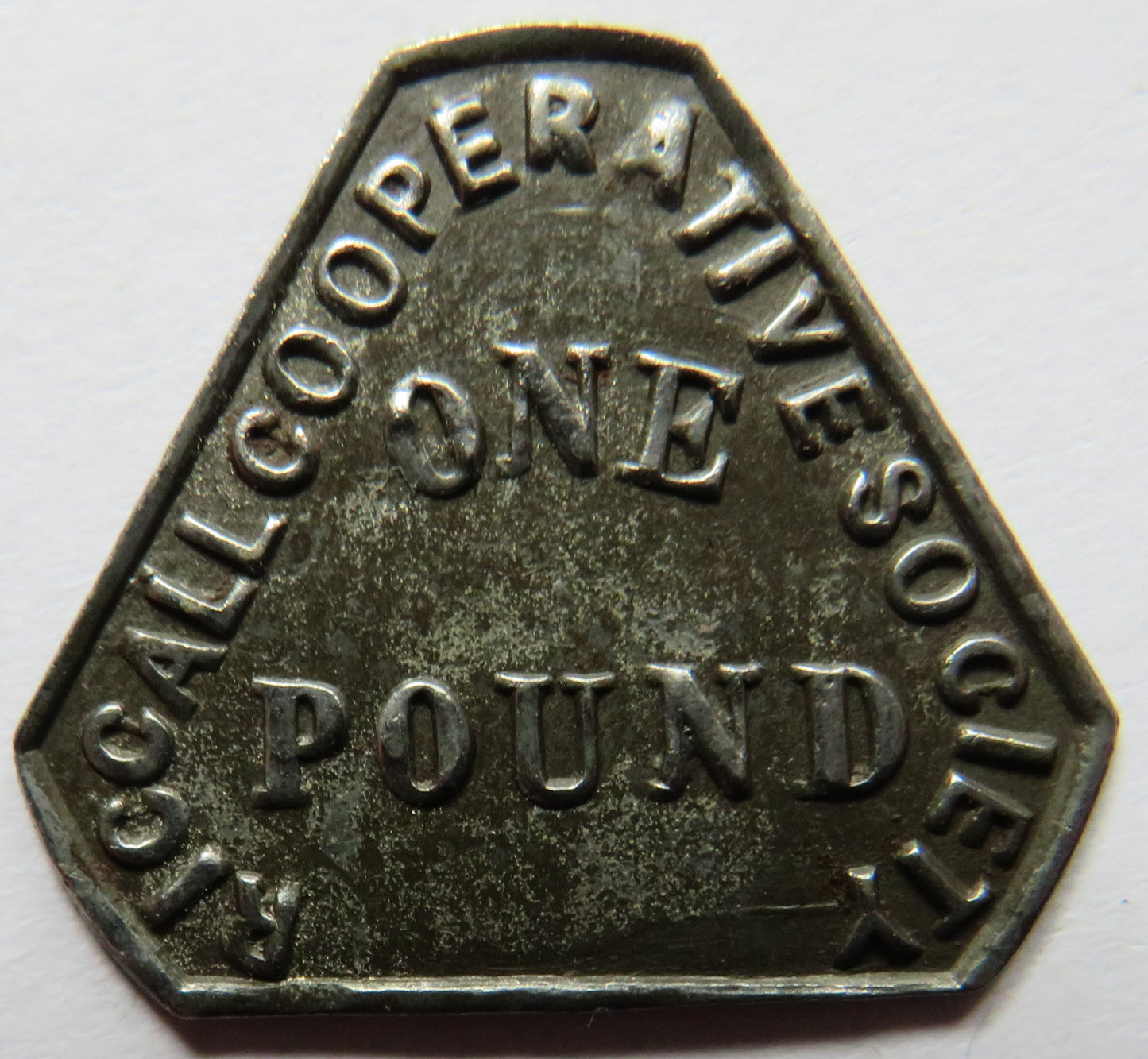 Ricall Cooperative Society £1 One Pound Token