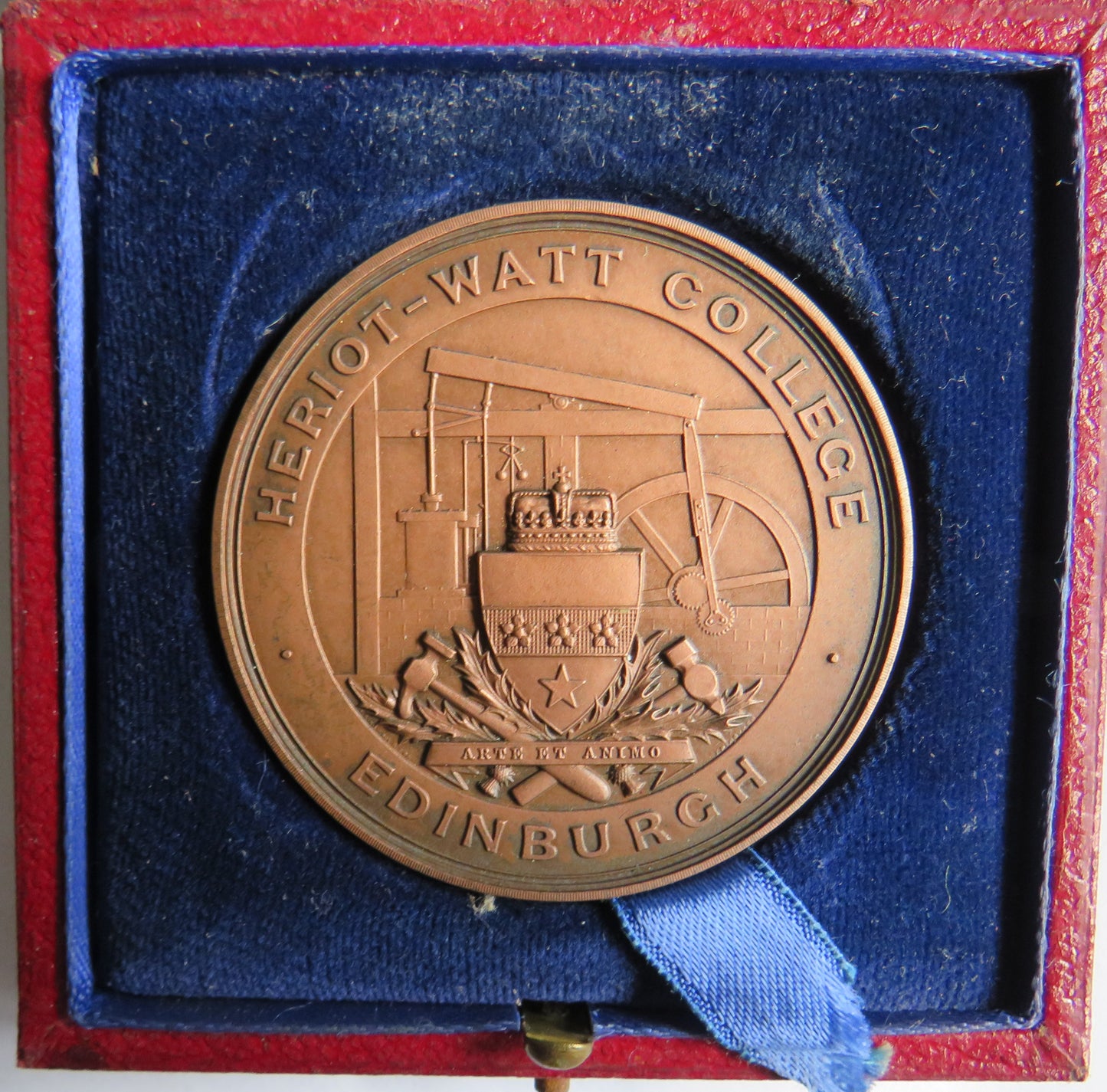 Vintage Medal - Heriot-Watt College Edinburgh Architectural Evening Course 1941-42