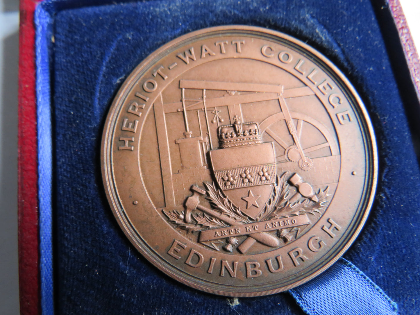 Vintage Medal - Heriot-Watt College Edinburgh Architectural Evening Course 1941-42