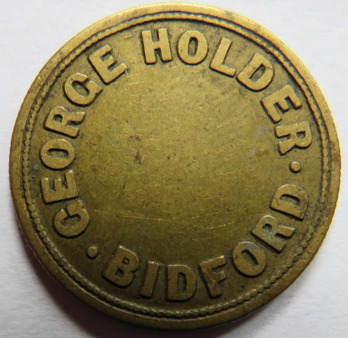 George Holder Bidford Vintage Token