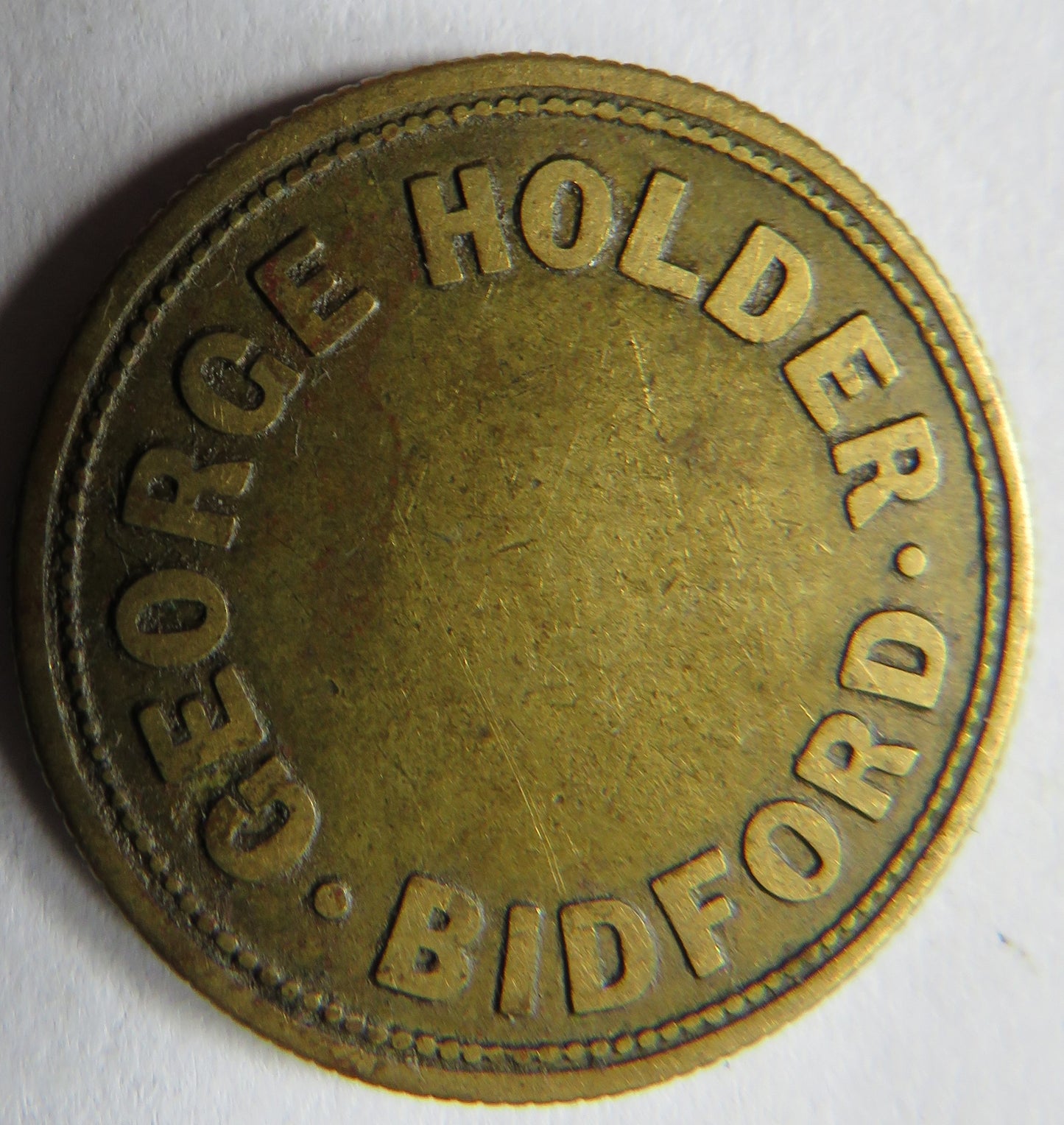 George Holder Bidford Vintage Token
