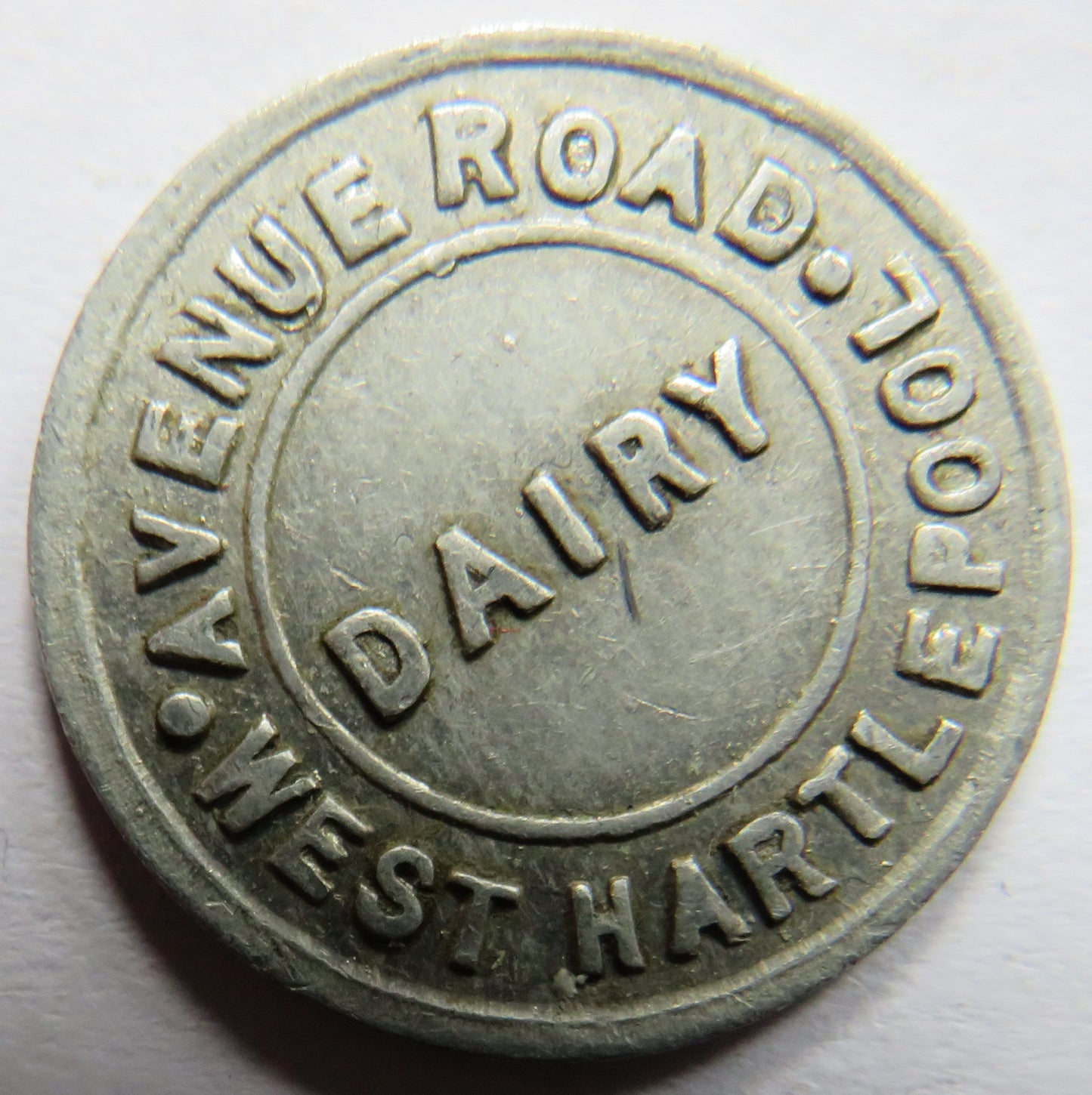 Hartlepool Cooperative Society Cheap Milk Token