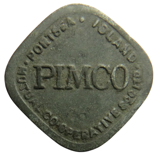 PIMCO 1 Pint Bread Vintage Token Portsea Island Mutual Co-operative Society