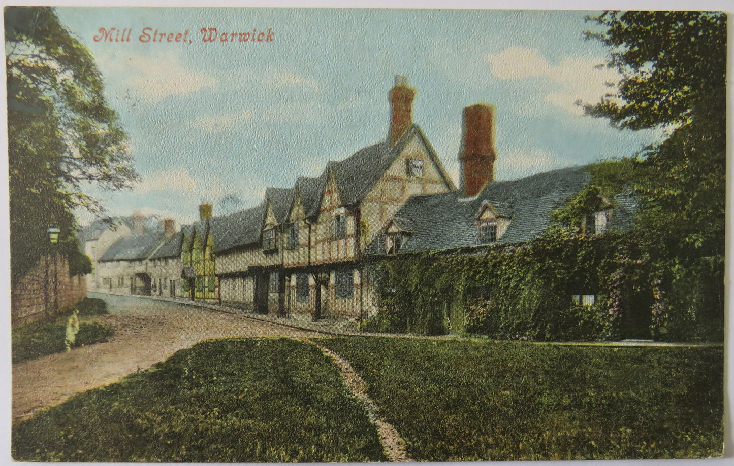 Vintage Postcard of Mill Street, Warwick, 1904