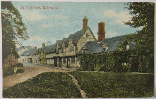 Vintage Postcard of Mill Street, Warwick, 1904